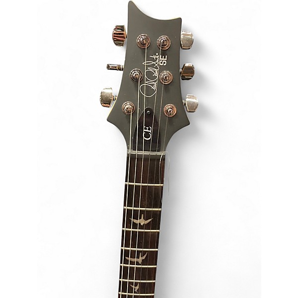 Used PRS SE Swamp Ash CE 24 Sandblasted White Solid Body Electric Guitar