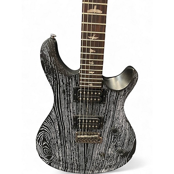 Used PRS SE Swamp Ash CE 24 Sandblasted White Solid Body Electric Guitar