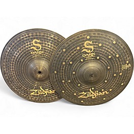 Used Zildjian 14in S Dark Hi Hat Pair Cymbal