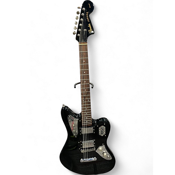 Used Fender jaguar special Black Solid Body Electric Guitar