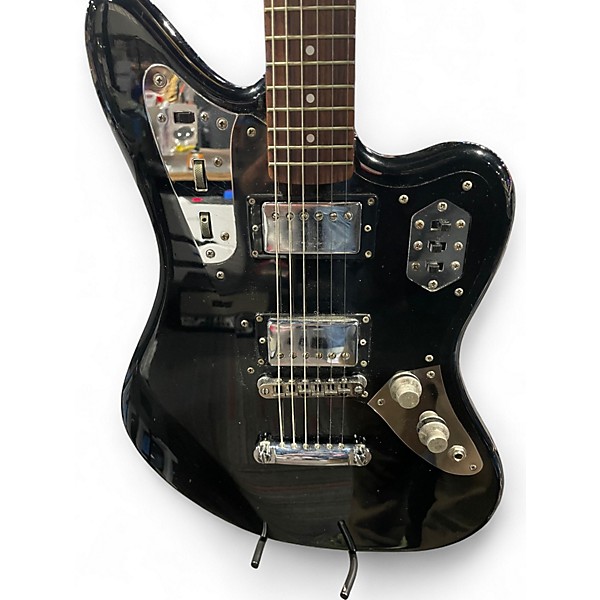 Used Fender jaguar special Black Solid Body Electric Guitar