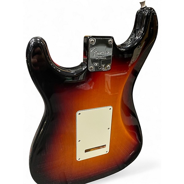 Used Fender American Standard Stratocaster 3 Tone Sunburst Solid Body Electric Guitar
