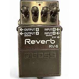 Used BOSS RV6 Digital Reverb Effect Pedal