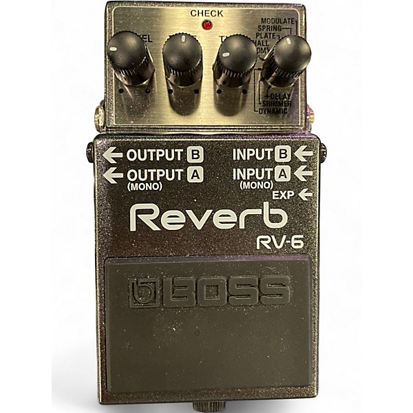 Used BOSS RV6 Digital Reverb Effect Pedal