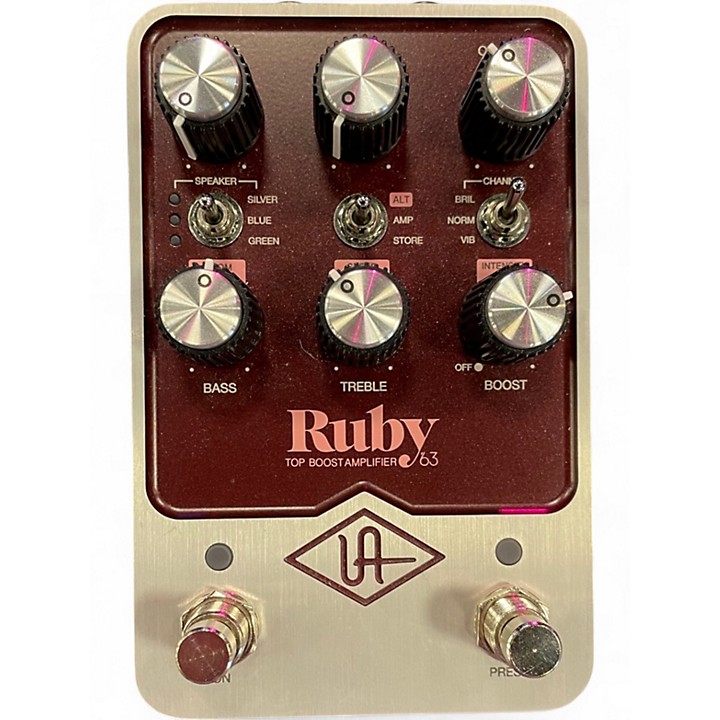 Used Universal Audio uafx ruby '63 Effect Pedal | Guitar Center