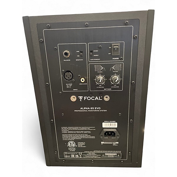 Used Focal ALPHA 65 EVO PAIR Powered Monitor