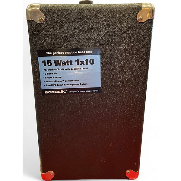 Used Acoustic B15 15W 1x10 Bass Combo Amp