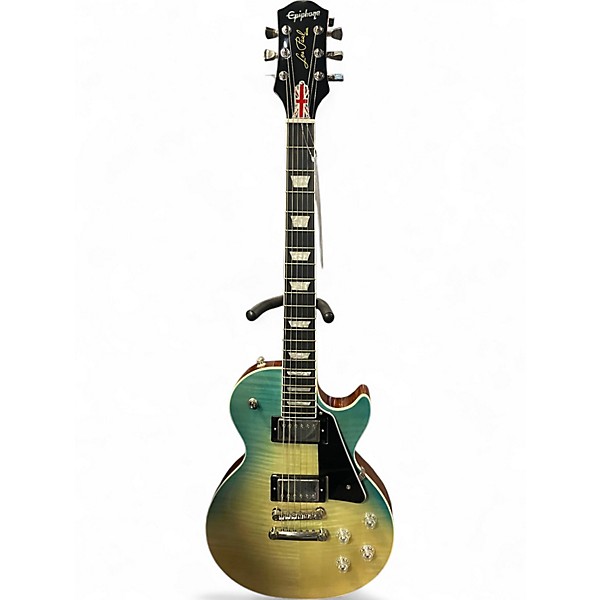 Used 2023 Epiphone Les Paul Custom Ocean Water Perimeter