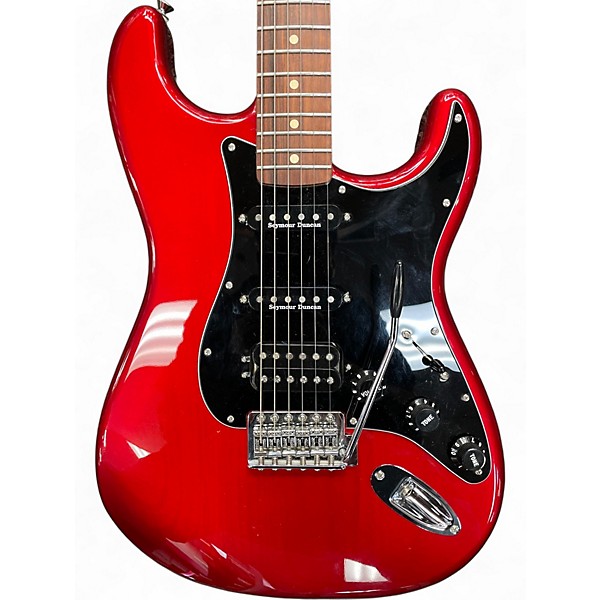 Used Fender Stratocaster LTD HSS Sync Trem Candy Apple Red