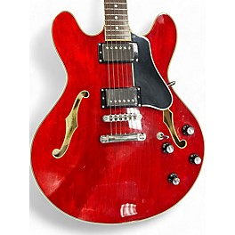 Used Eastman T386 Red Hollow Body Electric Guitar