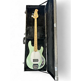 Used Sterling by Music Man Stingray Seafoam Green Electric Bass Guitar