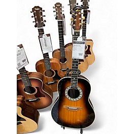 Vintage 1981 Ovation GLEN CAMPBELL MODEL 2 Color Sunburst Acoustic Electric Guitar
