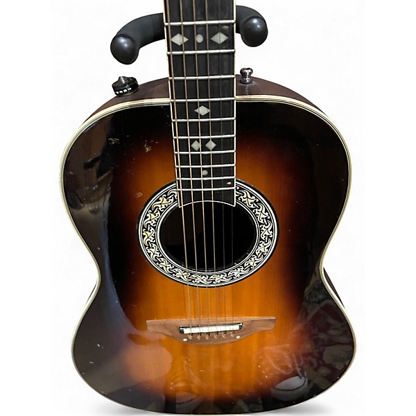 Vintage 1981 Ovation GLEN CAMPBELL MODEL 2 Color Sunburst Acoustic Electric Guitar