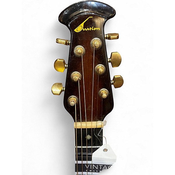 Vintage 1981 Ovation GLEN CAMPBELL MODEL 2 Color Sunburst Acoustic Electric Guitar