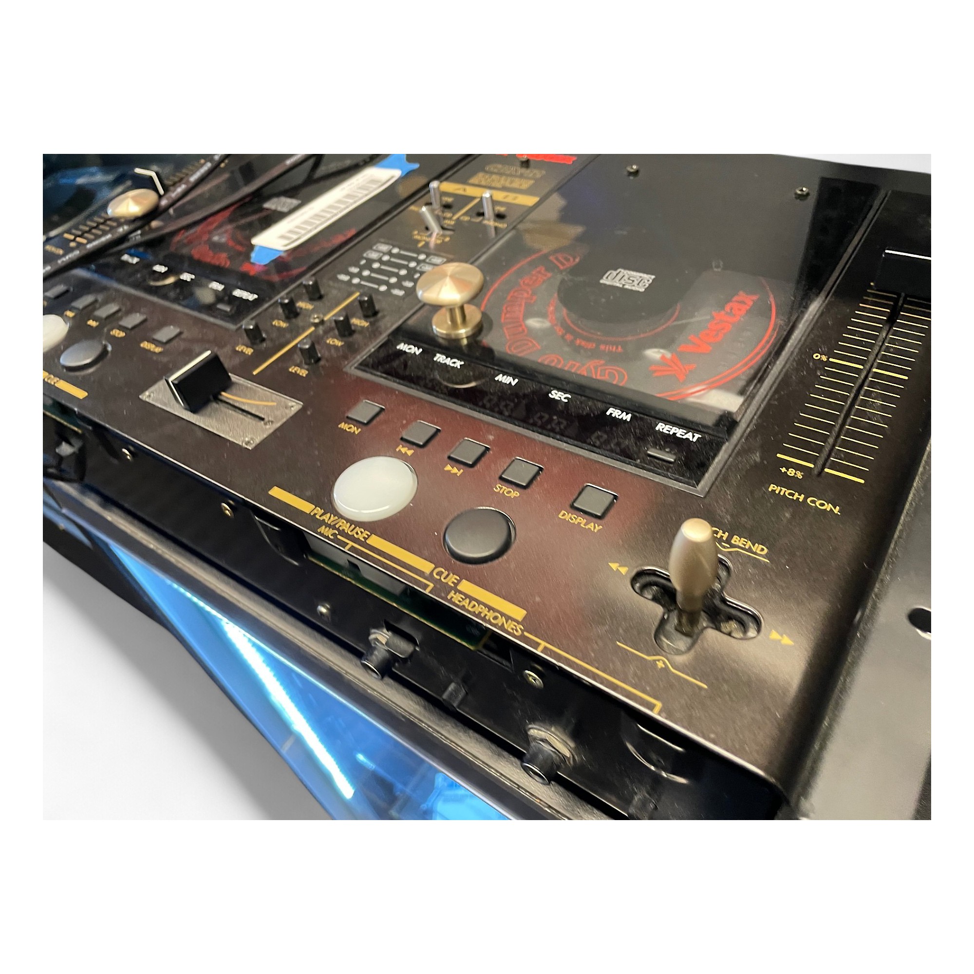 Vestax CDX-12 ベスタクス Vestax CDX 12 Professional CDJ Mixer Dual CD Player Black W