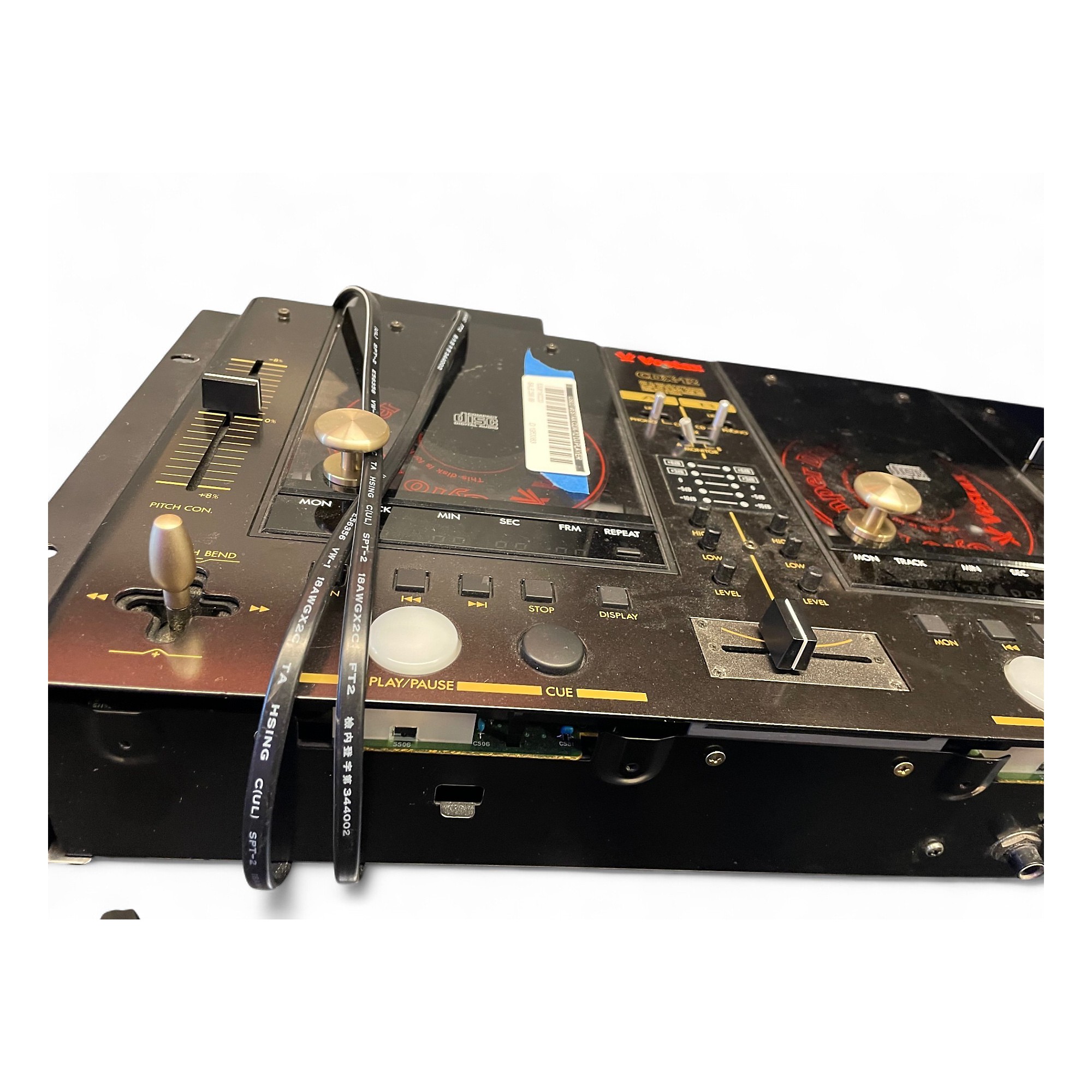 Vestax CDX-12 ベスタクス CDX-12 デュアルCDプレーヤー DJミキサー｜SOUNDMART