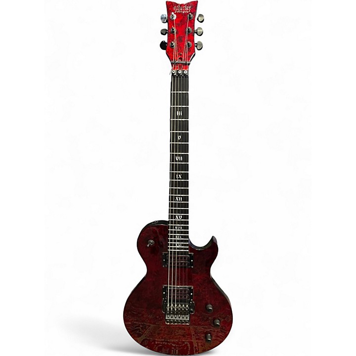 Used Schecter Guitar Research HELLRAISER SOLO APOCALYPSE Trans Red