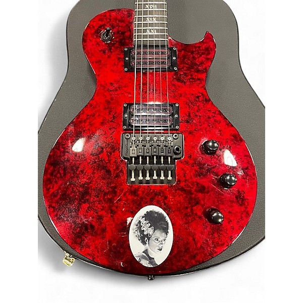 Used Schecter Guitar Research HELLRAISER SOLO APOCALYPSE Trans Red Solid Body Electric Guitar