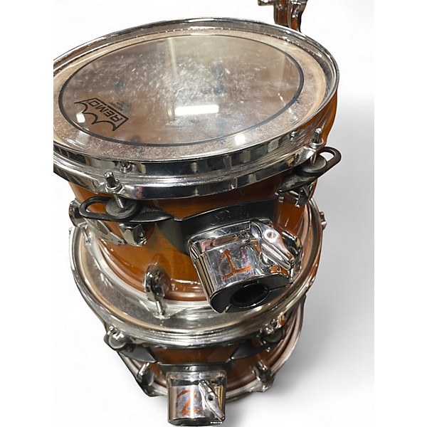 Used Pearl 5 Piece Export New Fusion Honey Drum Kit