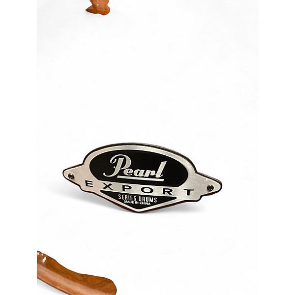 Used Pearl 5 Piece Export New Fusion Honey Drum Kit