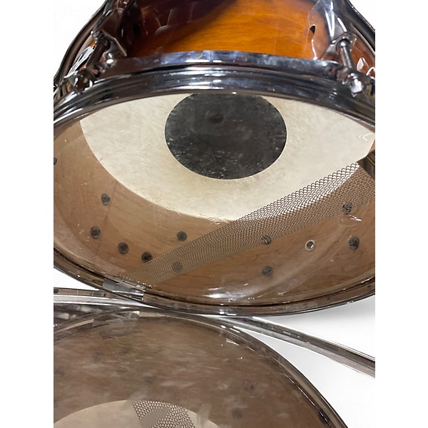 Used Pearl 5 Piece Export New Fusion Honey Drum Kit