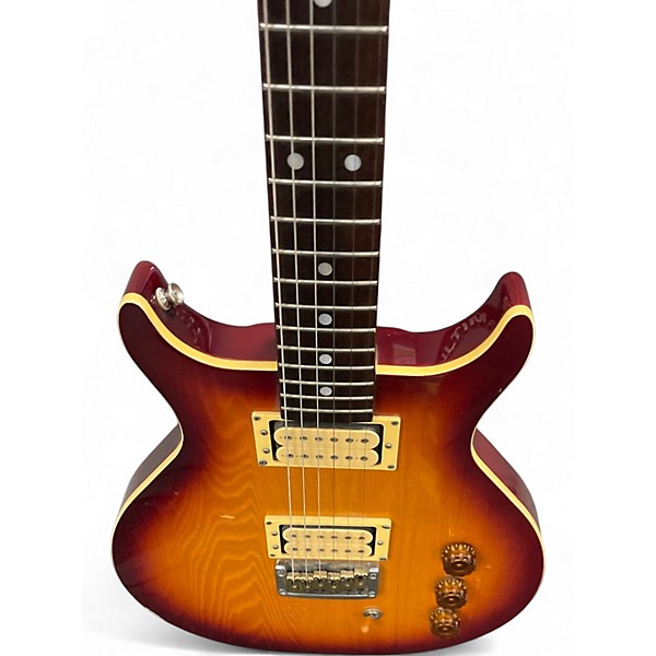 Used Washburn T-bird DL 2 Color Sunburst Solid Body Electric Guitar