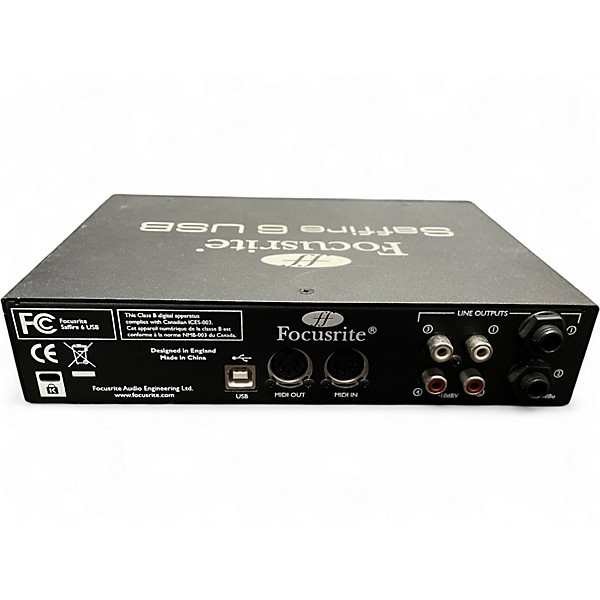 Saffire 6 usb オーディオインターフェイス Focusrite Saffire 6 USB | Sweetwater