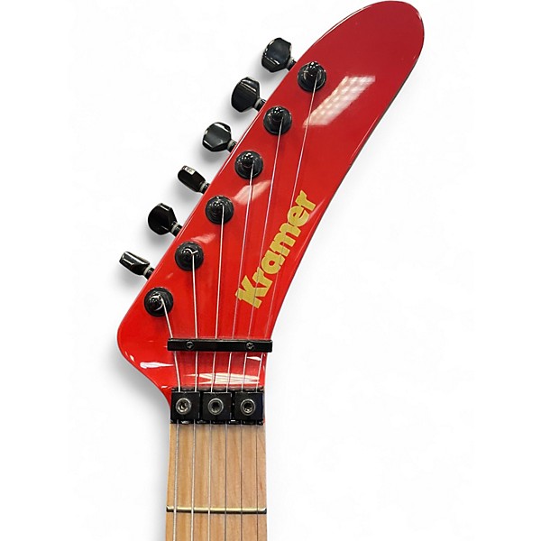Used Kramer The 84 Reissue Eruption Red Solid Body Electric Guitar
