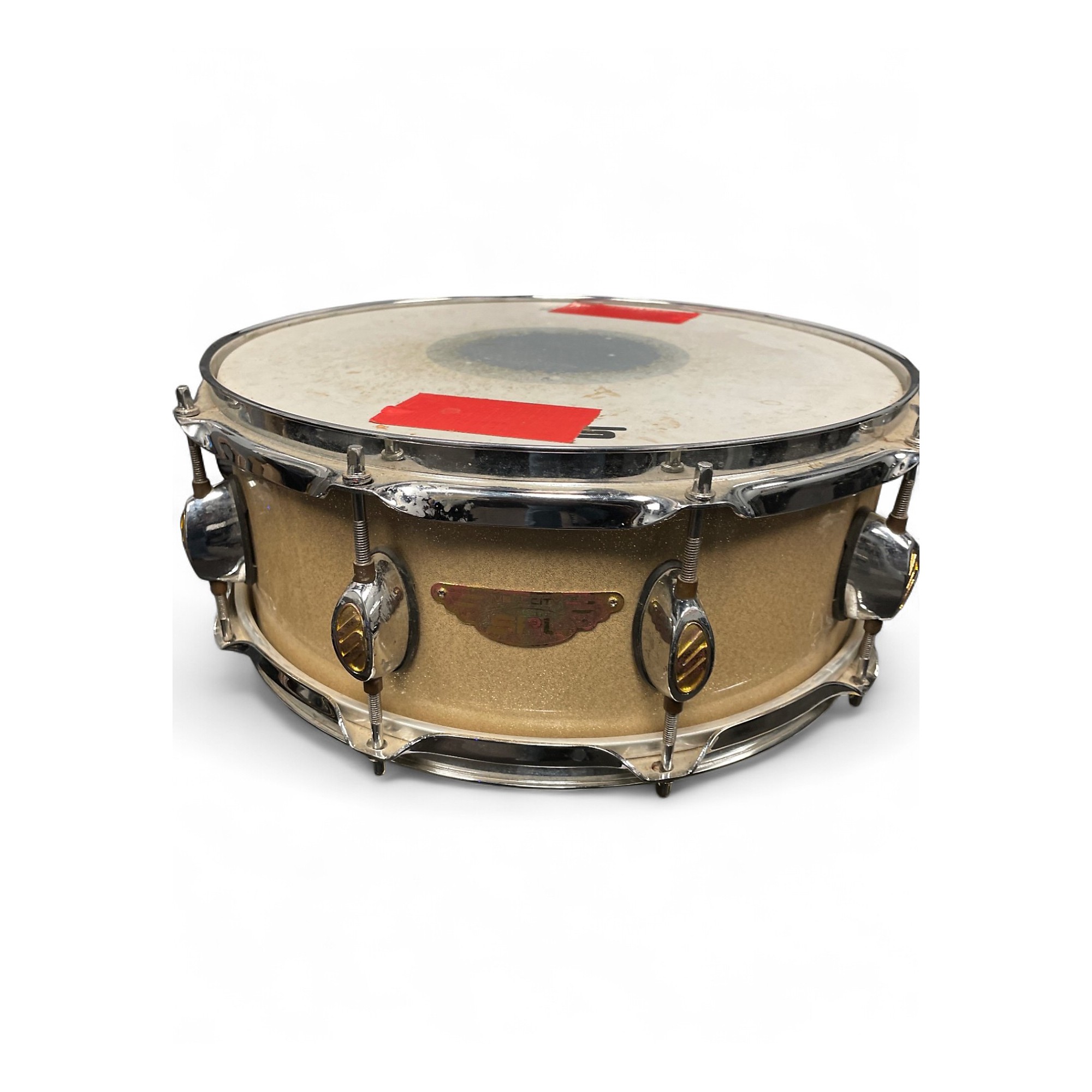 Used SPL 14in 14x6 Velocity Snare Drum Gold Drum Gold 33 | Guitar
