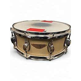 Used SPL 14in 14x6 Velocity Snare Drum Gold Drum
