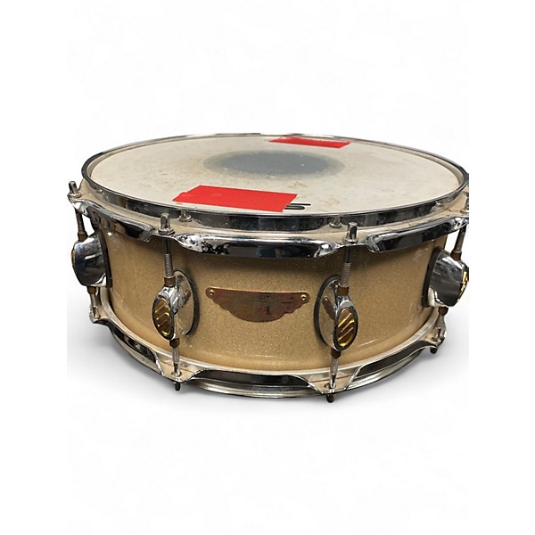 Used SPL 14in 14x6 Velocity Snare Drum Gold Drum