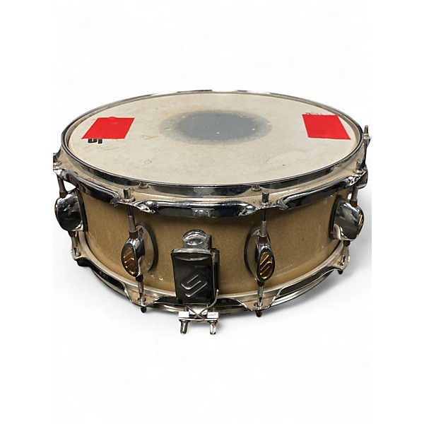 Used SPL 14in 14x6 Velocity Snare Drum Gold Drum