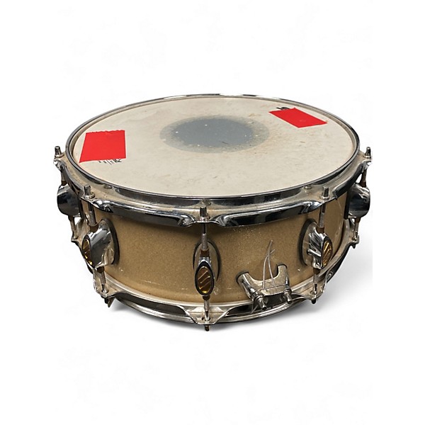 Used SPL 14in 14x6 Velocity Snare Drum Gold Drum