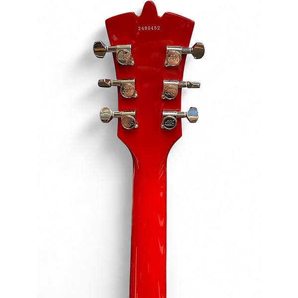 Used Backlund Rockerbox II Red Cream Hollow Body Electric Guitar