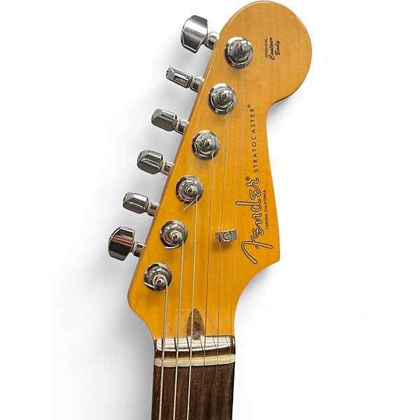 Used Fender American Professional II Stratocaster Blue Solid Body Electric Guitar