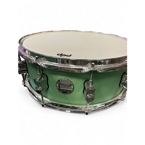 Used PDP by DW 7 Piece Concept Series Seafoam Green Drum Kit