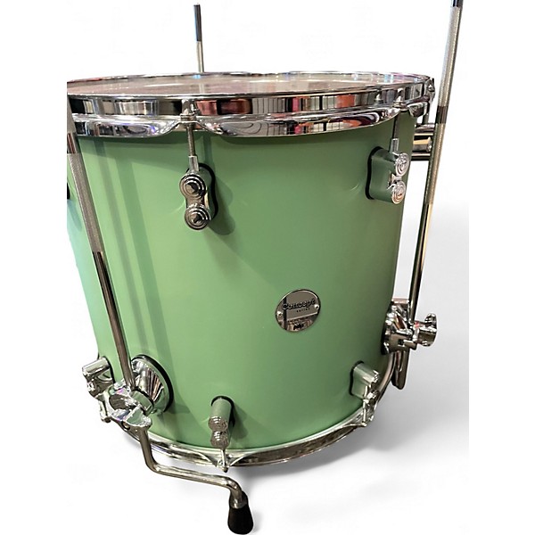 Used PDP by DW 7 Piece Concept Series Seafoam Green Drum Kit