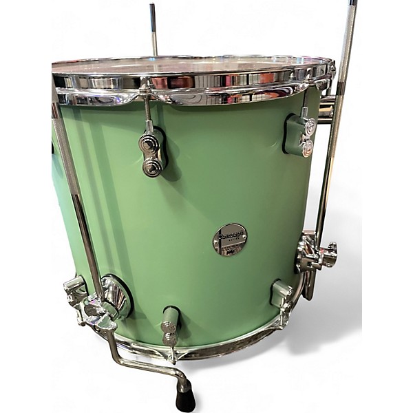 Used PDP by DW 7 Piece Concept Series Seafoam Green Drum Kit