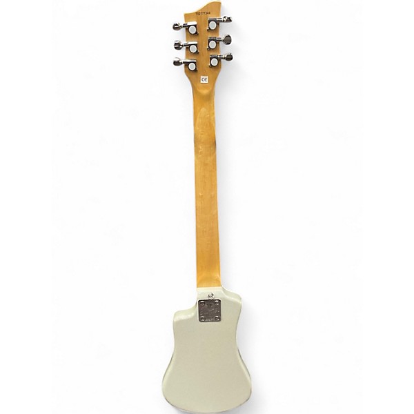 Used Hofner Contemporary Series Shorty Silver Sparkle Electric Guitar