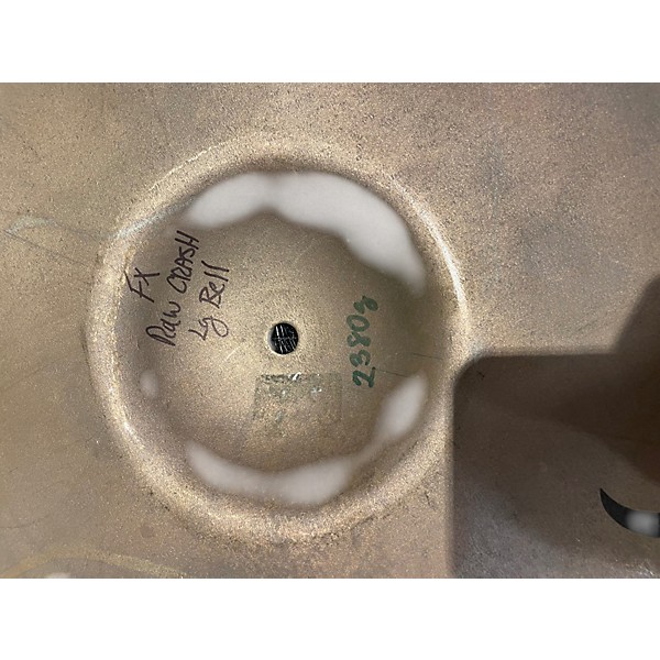 Used Zildjian 19in FX RAW CRASH LARGE BELL Cymbal