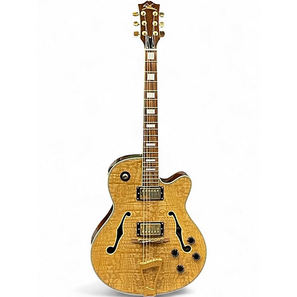 Used Stellar Mercury 004 Natural Hollow Body Electric Guitar