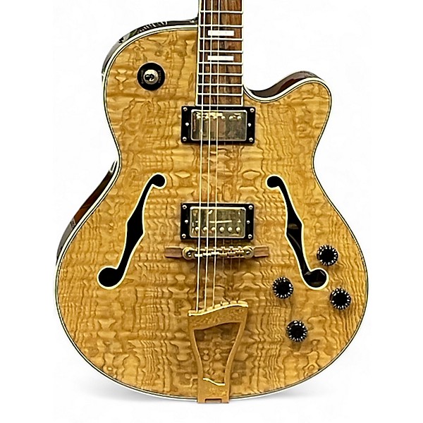 Used Stellar Mercury 004 Natural Hollow Body Electric Guitar