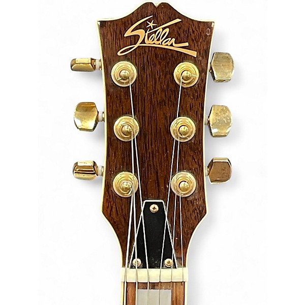 Used Stellar Mercury 004 Natural Hollow Body Electric Guitar