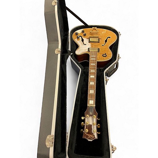 Used Stellar Mercury 004 Natural Hollow Body Electric Guitar