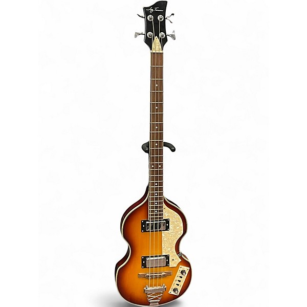 Used Jay Turser JTB-2B Beatle Bass Sunburst Electric Bass Guitar