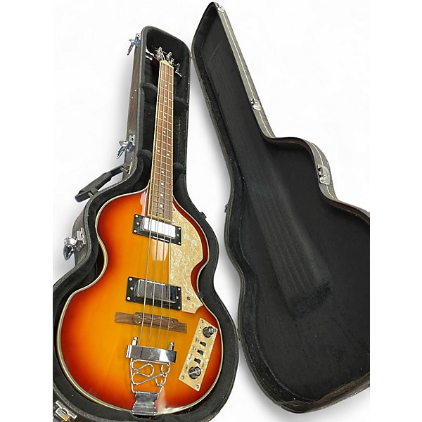 Used Jay Turser JTB-2B Beatle Bass Sunburst Electric Bass Guitar