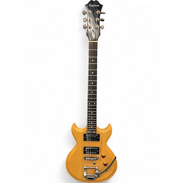 Used Epiphone Olympic Custom Natural Solid Body Electric Guitar