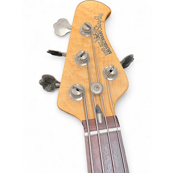 Vintage 1985 Ernie Ball Music Man Stingray 4 String WHITE Electric Bass Guitar