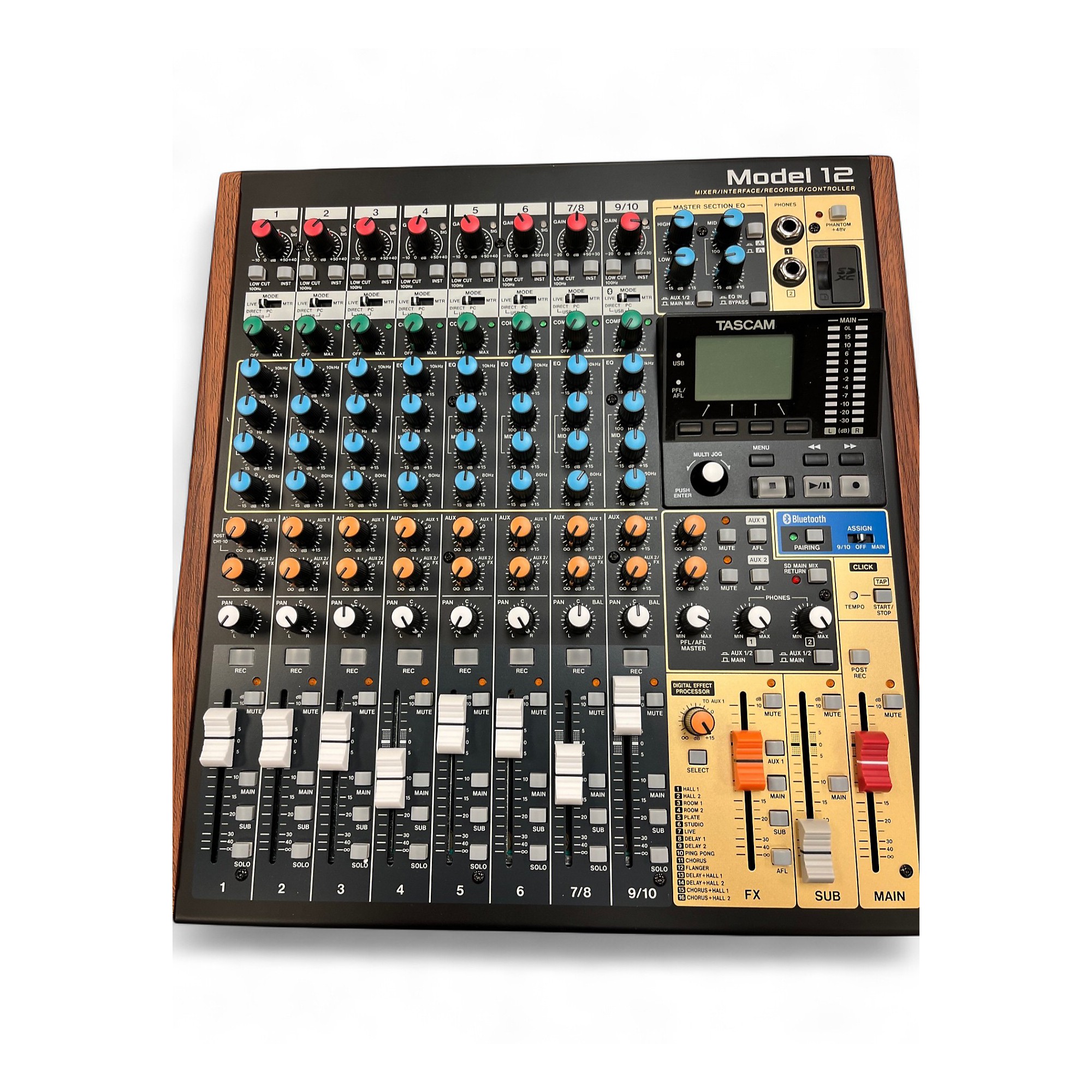 TASCAM Model 12 ミキサー Model 12 | 12-Track Digital Recording Mixer With DAW