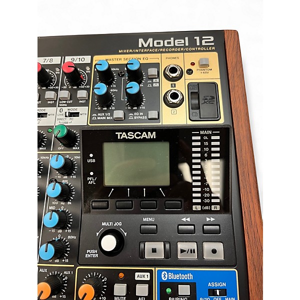 Used TASCAM MODEL 12 Unpowered Mixer